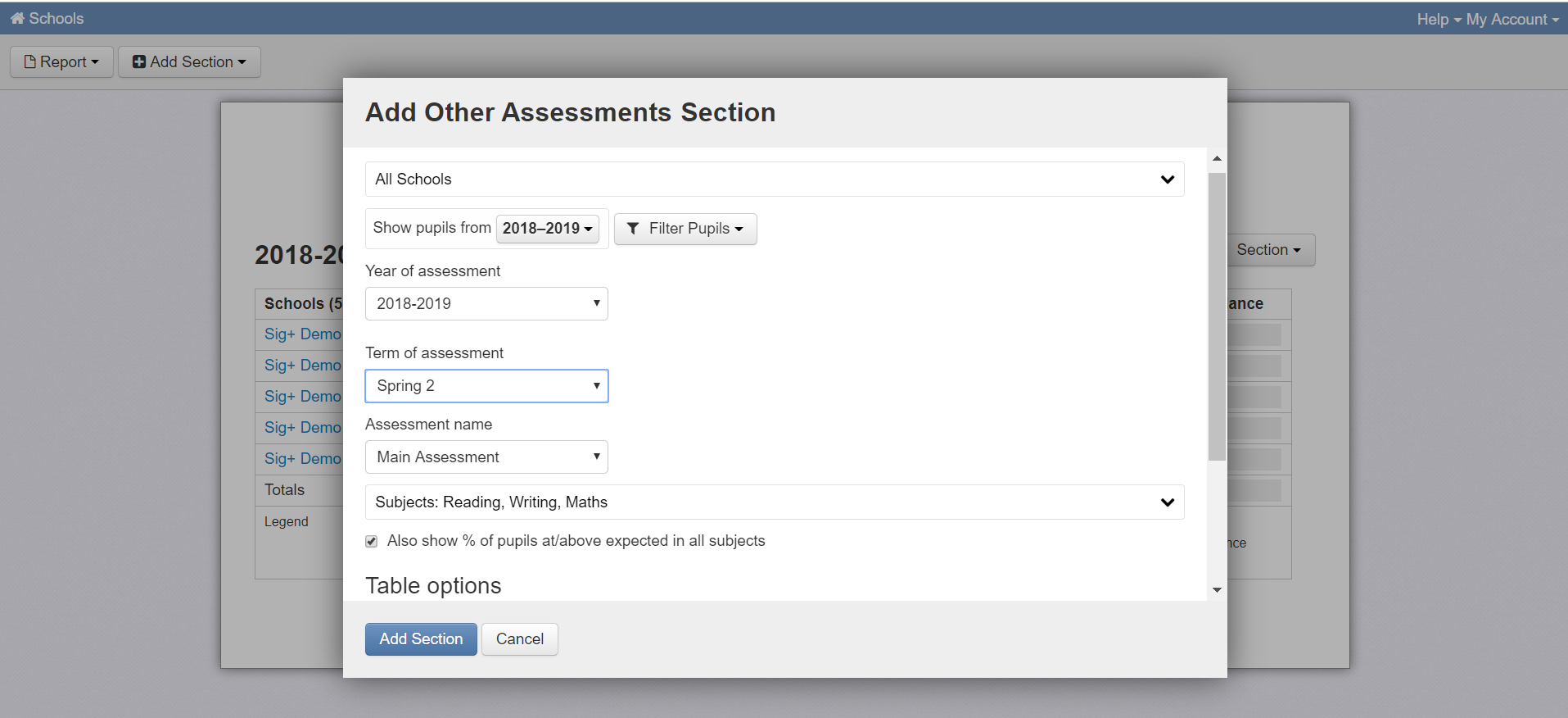 Building reports in Mosaic, Insight's reporting tool for MATS Sig+